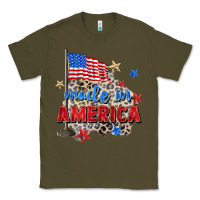 Army Green made in america Classic Tee - Zillion Design Studio