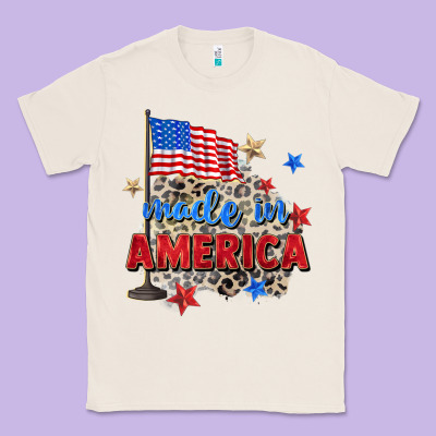 Made In America Classic Tee Designed By Zillion Design Studio