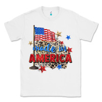 White made in america Classic Tee - Zillion Design Studio