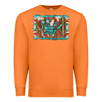 Carrot cactus cowhide serape Premium Sweatshirt - AdoDesignShop