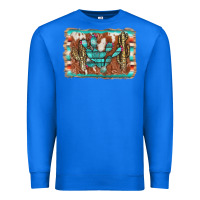 True Royal cactus cowhide serape Premium Sweatshirt - AdoDesignShop