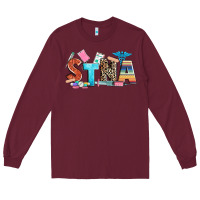Burgundy stna Long Sleeve Tee - Zillion Design Studio