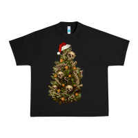 Black Skeleton merry christmas tree Urban Heavy Tee - RanaPortraitStore