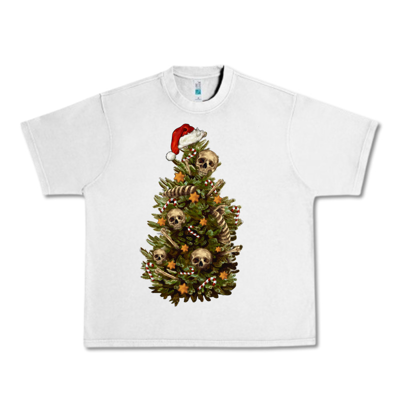 Skeleton Merry Christmas Tree Urban Heavy Tee by RanaPortraitStore | Teevron