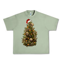 Oil Green Skeleton merry christmas tree Urban Heavy Tee - RanaPortraitStore