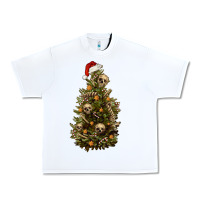 White Skeleton merry christmas tree Urban Heavy Tee - RanaPortraitStore