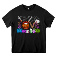 Black love  halloween Heavy Core Tee - CowhideDigitalArt