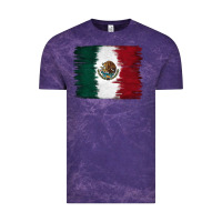 Cloud Purple Mexican Flag Vintage Tee - RanaPortraitStore