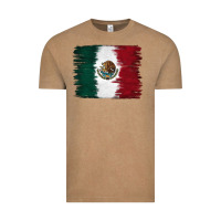 Vintage Coffee Mexican Flag Vintage Tee - RanaPortraitStore