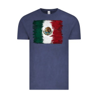 Vintage Denim Mexican Flag Vintage Tee - RanaPortraitStore