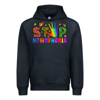 Navy Western Stop Homophobia Urban Hoodie - BundleAndBundleShop