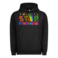Pigment Black Western Stop Homophobia Urban Hoodie - BundleAndBundleShop