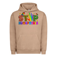 Pigment Burro Western Stop Homophobia Urban Hoodie - BundleAndBundleShop