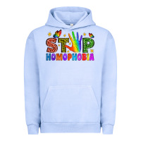 Pigment Grape Ice Western Stop Homophobia Urban Hoodie - BundleAndBundleShop
