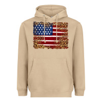 Mushroom american flag and leopard Heavyweight Hoodie - Artiststas