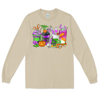 Mushroom Halloween Nurse Coffee Cups Long Sleeve Tee - texasbilliewilder