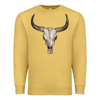 Antique Gold bullskull Premium Sweatshirt - Artiststas