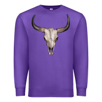 Purple bullskull Premium Sweatshirt - Artiststas