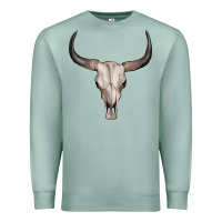 Seafoam bullskull Premium Sweatshirt - Artiststas