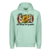 With God All Things Are Possible Premium Hoodie | Teevron