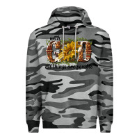 Slate Camo with god all things are possible Premium Hoodie - NancyCooperArtShop