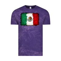 Cloud Purple Mexican flag Vintage Tee - RanaPortraitStore