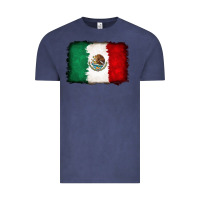 Vintage Denim Mexican flag Vintage Tee - RanaPortraitStore