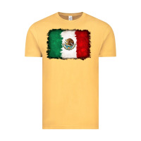 Vintage Mustard Mexican flag Vintage Tee - RanaPortraitStore