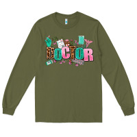 Army Green doctor Long Sleeve Tee - AdoDesignShop