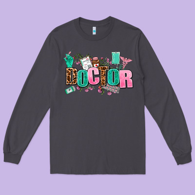 Doctor Long Sleeve Tee Designed By Adodesignshop