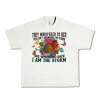 Pistachio they whispered to her you can't withstand the stor Urban Heavy Tee - Zillion Design Studio