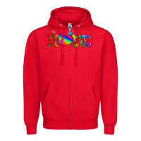 Red lgbtq heart and hope Zipper Hoodie - HRA Design Shop