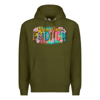 Army Green you are enough Premium Hoodie - NancyCooperArtShop