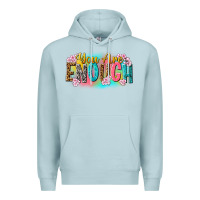 Blue Mist you are enough Premium Hoodie - NancyCooperArtShop