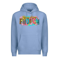 Colony Blue you are enough Premium Hoodie - NancyCooperArtShop