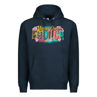 Navy you are enough Premium Hoodie - NancyCooperArtShop