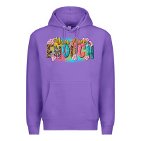 Purple you are enough Premium Hoodie - NancyCooperArtShop