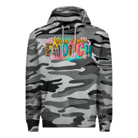 Slate Camo you are enough Premium Hoodie - NancyCooperArtShop