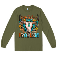 Army Green somebody's problem Long Sleeve Tee - Zillion Design Studio
