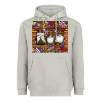 Moon Dust camouflage gnomes american flag star leopard Heavyweight Hoodie - Artiststas