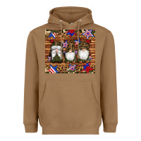 Toasted Coconut camouflage gnomes american flag star leopard Heavyweight Hoodie - Artiststas
