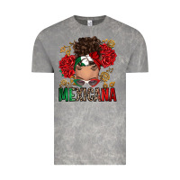 Cloud Rock Mexicana Latina messy bun Vintage Tee - RanaPortraitStore