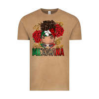 Mexicana Latina Messy Bun Vintage Tee | Teevron