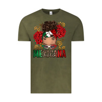 Vintage Olive Mexicana Latina messy bun Vintage Tee - RanaPortraitStore