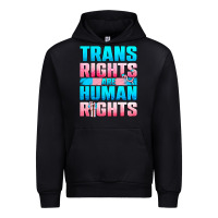 Black Trans Rights Are Human Rights Urban Hoodie - BundleAndBundleShop