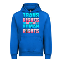 Cobalt Trans Rights Are Human Rights Urban Hoodie - BundleAndBundleShop
