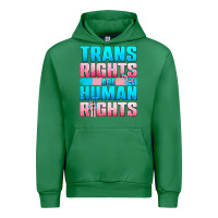 Emerald Trans Rights Are Human Rights Urban Hoodie - BundleAndBundleShop