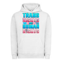 Pigment Lunar Rock Trans Rights Are Human Rights Urban Hoodie - BundleAndBundleShop