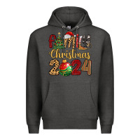 Charcoal Heather family christmas 2024 Premium Hoodie - MaliasSmallBusiness