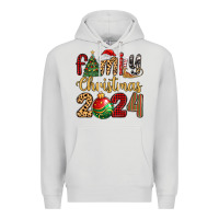 Dove Grey family christmas 2024 Premium Hoodie - MaliasSmallBusiness